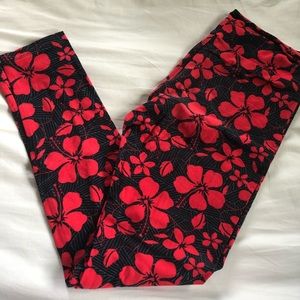 Hawaiian Hibiscus One Size LuLaroe Leggings